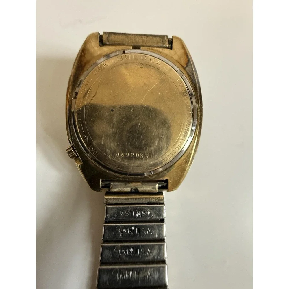 Vintage 1972 Bulova Accutron N2 Tuning Fork Electronic Watch Cal. 218 Swiss Rare